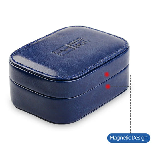 NiceHCK High Grade PU Portable Earbud Case Magnetic Earphone Carry Storage Box Bluetooth Headset Bag Accessory For Lofty Topguy